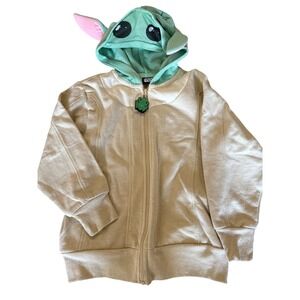 Star Wars The Mandalorian Baby Yoda‎ Grogu Full Zip Hoodie - Kids
